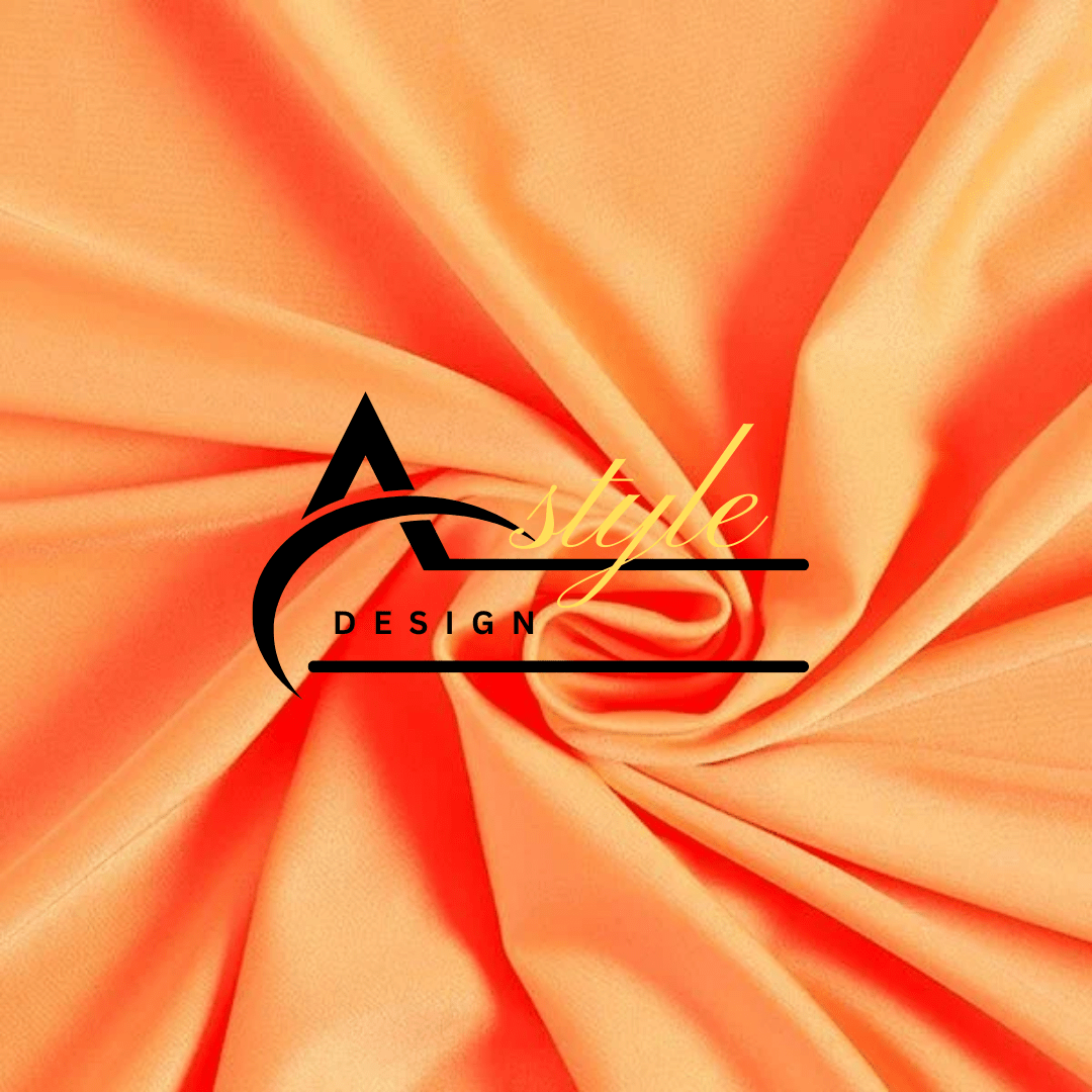 Plain Swimsuit Fabrics - Light Orange