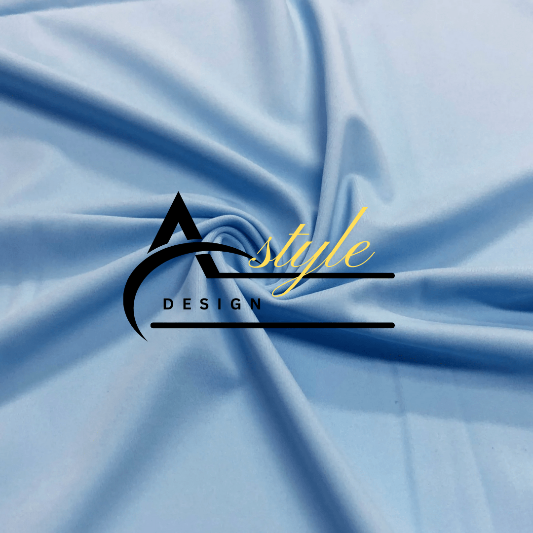 Plain Swimsuit Fabrics - Baby Blue