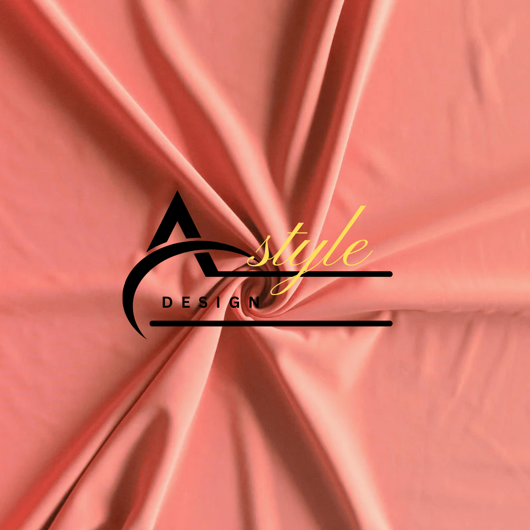 Plain Swimsuit Fabrics - Coral